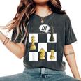 Regali Di Scacchi Per Uomini Donne Ragazzi Ragazze Club T-shirt comoda oversize da donna Pepper