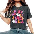 In My Spooky Auntie Era Auntie Halloween Spooky Aunt Women's Oversized Comfort T-Shirt Pepper