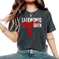 Taekwondo Niñas Es Estudiantes Artes Marciales Camiseta extragrande cómoda para mujer Pepper