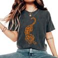 Tigre Illustration Chasse Animal Félin Homme Cadeau T-shirt oversize confortable pour femme Pepper