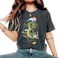 Tokyo Japon Dragon & Mt Fuji Avec Kanji Japonais Calligraphi T-shirt oversize confortable pour femme Pepper