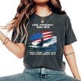 Uss Arizona Ssn-803 Bandiera Americana Sottomarinoeterano Natale T-shirt comoda oversize da donna Pepper