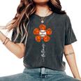Vintage Flower Baseball Baltimore Lover Player And Fans Women's Oversized Comfort T-Shirt Pepper