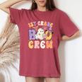 1St Grade Boo Crew First Grade Halloween Costume Teacher Women's Oversized Comfort T-Shirt Blue Jean