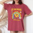 It Burns When I Pee Saying Sarcastic Women's Oversized Comfort T-Shirt Blue Jean