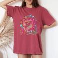 Mother Daughter Trip 2024 Cruise Mom Daughter Matching Women's Oversized Comfort T-Shirt Blue Jean