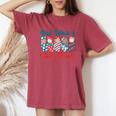 Red White Baby Boom Mother Baby Nurse Nicu Nurse 4Th Of July Women's Oversized Comfort T-Shirt Blue Jean