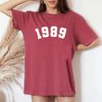 Retro 1989 Apparel For Women Women's Oversized Comfort T-Shirt Blue Jean