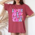 In My 10Th Birthday Era Ten Bday 10 Year Old Birthday Girl Women's Oversized Comfort T-Shirt Crimson