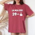 40 Anni Compleanno Maschio Ragazza Decorazioni Regali 1981 T-shirt comoda oversize da donna Crimson