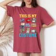 This Is My 80S Costume 1980S Party 80'S Outfit Women Women's Oversized Comfort T-Shirt Crimson