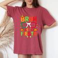 Bruh Let's Fiesta Cinco De Mayo Mexican Party Kid Women's Oversized Comfort T-Shirt Crimson