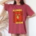 Chat Humour Fille Enfant Allergique Aux Gens T-shirt oversize confortable pour femme Crimson