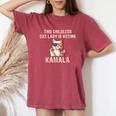 This Childless Cat Lady Isoting Kamala 2024 T-shirt comoda oversize da donna Crimson