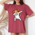 Dabbing Jack Russell Terrier Dab Per Uomini Donne E Bambini T-shirt comoda oversize da donna Crimson