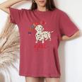 Dachshund Regalo Ragazza Donna Cane Domestico Bassotto T-shirt comoda oversize da donna Crimson