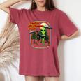 Divertente Dobermann Alien You're Chosen One Ufo Uomini Donne T-shirt comoda oversize da donna Crimson