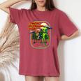 Donna Silky Terrier Alien You're Chosen One Ufo Uomini Donne Con Collo A T-shirt comoda oversize da donna Crimson