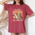 Donna Hot Dog Qui Per Il Hotdog Divertente Sarcastico Retròintage Con Collo A T-shirt comoda oversize da donna Crimson