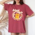 Donna Lo Psicologo Della Scuola Mago Emonazionale Carino Per Le Donne Con Collo A T-shirt comoda oversize da donna Crimson