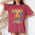 Family Cruise 2024 Matching Summer Vacation 2024 Family Women's Oversized Comfort T-Shirt Crimson