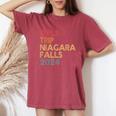 Girls Trip Niagara Fall 2024 Summer Vacation Friends Family Women's Oversized Comfort T-Shirt Crimson