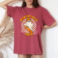 Groovy Boo Skate One Spooky Dude Halloween Boys Toddlers Women's Oversized Comfort T-Shirt Crimson