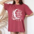 Io Sono Uno Scrittore Che Sogno Mentre Sveglio Autore Libro Romanzo Poeta T-shirt comoda oversize da donna Crimson