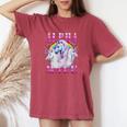 Ironic Alpha Male Unicorn Sarcastic Hilarious Meme Women's Oversized Comfort T-Shirt Crimson