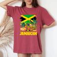 Jamaican Flag Outfit Ideas For & Novelty Jamaica Flag Women's Oversized Comfort T-Shirt Crimson