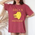 Legio X Fretensis Legione Imperiale Romana T-shirt comoda oversize da donna Crimson