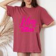 Libra For It's Libra Season Libra Zodiac Sign Women's Oversized Comfort T-Shirt Crimson