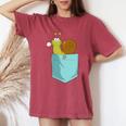 Lumaca Camicia Lumaca Per Bambini Camicia Lumaca Per Le Donne T-shirt comoda oversize da donna Crimson