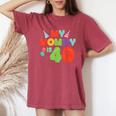 Mamma 40 ° Compleanno Maglietta Incredibile Mia Mamma 40 Anni T-shirt comoda oversize da donna Crimson