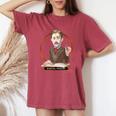 Marcel Proust Romanziere Francese T-shirt comoda oversize da donna Crimson