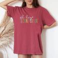 Oh Hey Second Grade Cute 2Nd Grade Team Students Teachers Women's Oversized Comfort T-Shirt Crimson