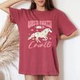 Questa Ragazza Ama I Cavalli T-shirt comoda oversize da donna Crimson
