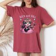 Rock Bambina Rock And Roll Principessa Rock Ragazza T-shirt comoda oversize da donna Crimson
