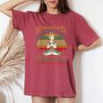 Scorpione Ragazza Per Yoga Nero Donne Regali Di Compleanno T-shirt comoda oversize da donna Crimson