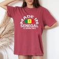 Senegal Per Le Donne Bandiera Senegalese Per Gli Uomini Senegal T-shirt comoda oversize da donna Crimson