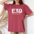 Serie E39 5 Sagoma Di Automobile T-shirt comoda oversize da donna Crimson