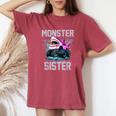 Shark Monster Truck Sister Monster Truck Are My Jam Truck Women's Oversized Comfort T-Shirt Crimson
