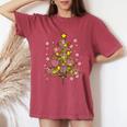 Tennis Albero Di Natale Pigiama Pjs Player Ragazzi Ragazze T-shirt comoda oversize da donna Crimson