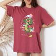 Tokyo Japon Dragon & Mt Fuji Avec Kanji Japonais Calligraphi T-shirt oversize confortable pour femme Crimson