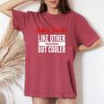 History Teacher History Teacher Es Hombres Camiseta extragrande cómoda para mujer Crimson
