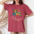 Tulum Mexico Sea Turtle Tulum Women's Oversized Comfort T-Shirt Crimson