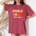 Vintage 1963 Compleanno Edizione Limitata Uomini Donne Nati Nel 1963 T-shirt comoda oversize da donna Crimson