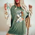 Anime Forme Geometriche Colorate Ragazza Grafica Anime T-shirt comoda oversize da donna Moss