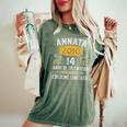 Annata 14 Anni Compleanno 2010 14 Anni Ragazzo Ragazza 2010 T-shirt comoda oversize da donna Moss
