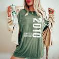 Annata 2010 Compleanno Ragazzo Ragazza 14 Anni Compleanno T-shirt comoda oversize da donna Moss